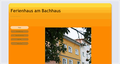 Desktop Screenshot of fewo-am-bachhaus.de